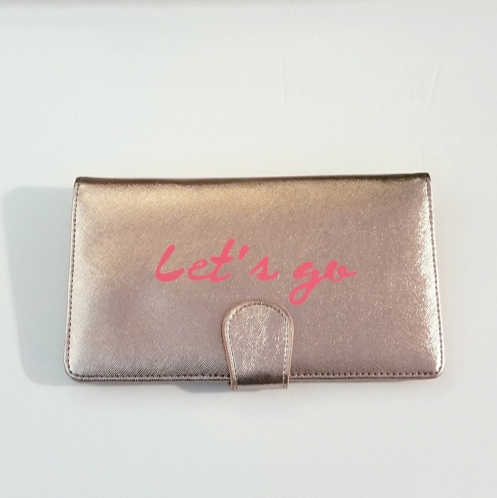 ⤵️ Madison West Rose Gold Large Wallet